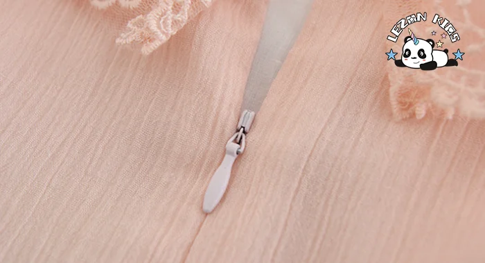 LEZONKIDS - Customized Long Sleeve Casual Cute Pink Baby Girl Tulle Winter Kids Dresses for Girls